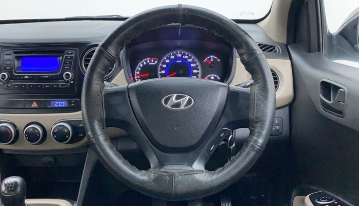 2015 Hyundai Grand i10 MAGNA 1.2 KAPPA VTVT, Petrol, Manual, 41,226 km, Steering Wheel Close Up