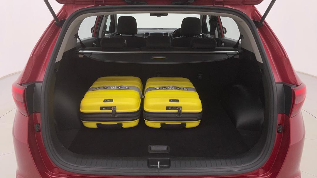 2017 Kia Sportage Si Premium (fwd), Automatic, 119222 km, Boot Inside View with Luggage