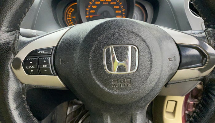 2014 Honda Amaze 1.2 SX MT I VTEC, Petrol, Manual, 55,379 km, Steering wheel - Sound system control not functional