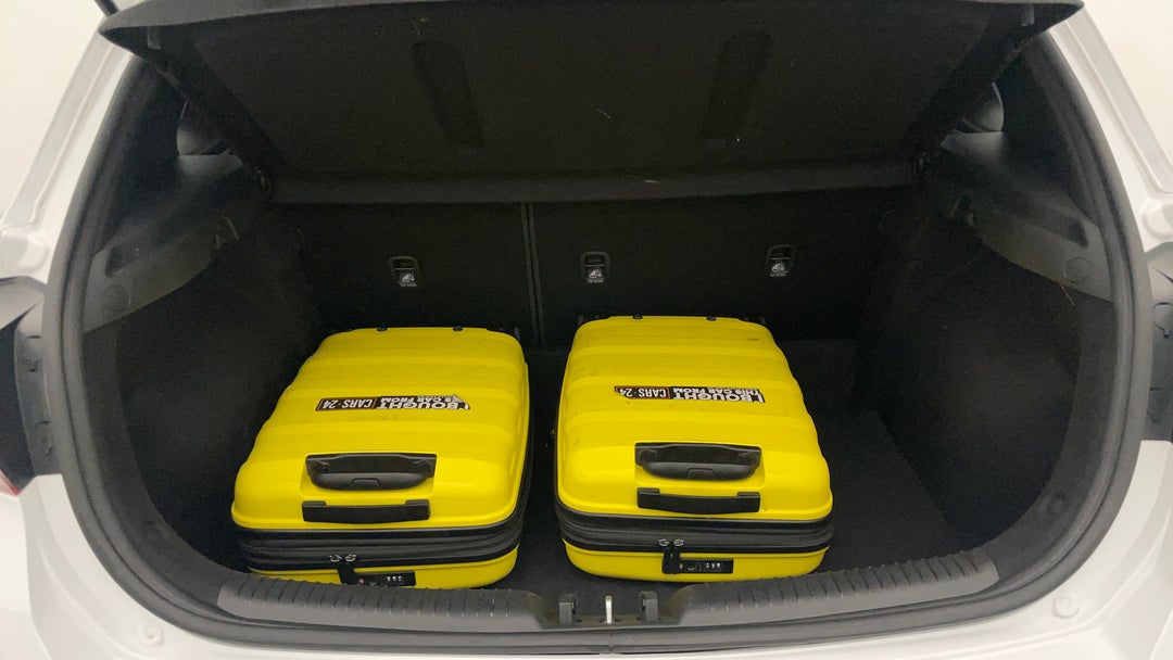 Boot Inside View with Luggage