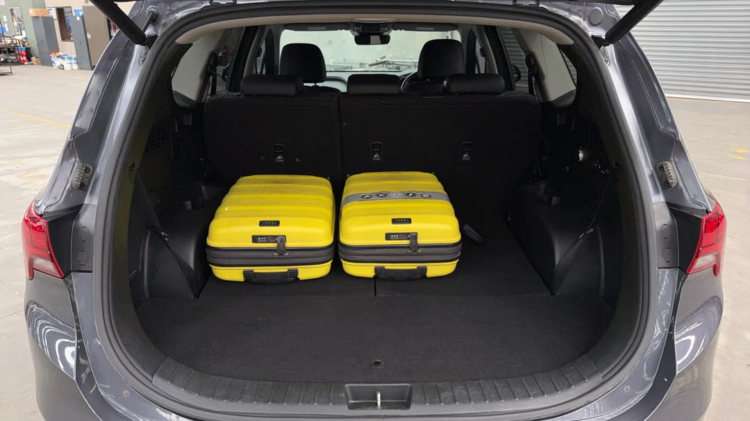 2022 Hyundai Santa Fe Elite Crdi (AWD), Automatic, 103749 km, Boot Inside View with Luggage