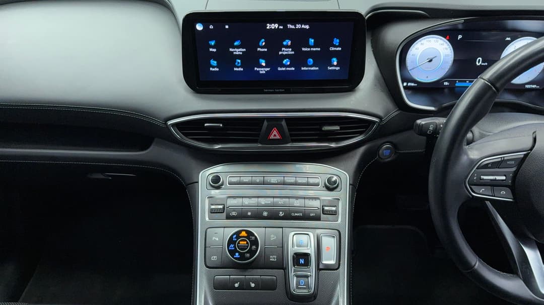 2022 Hyundai Santa Fe Elite Crdi (AWD), Automatic, 103749 km, Center Console
