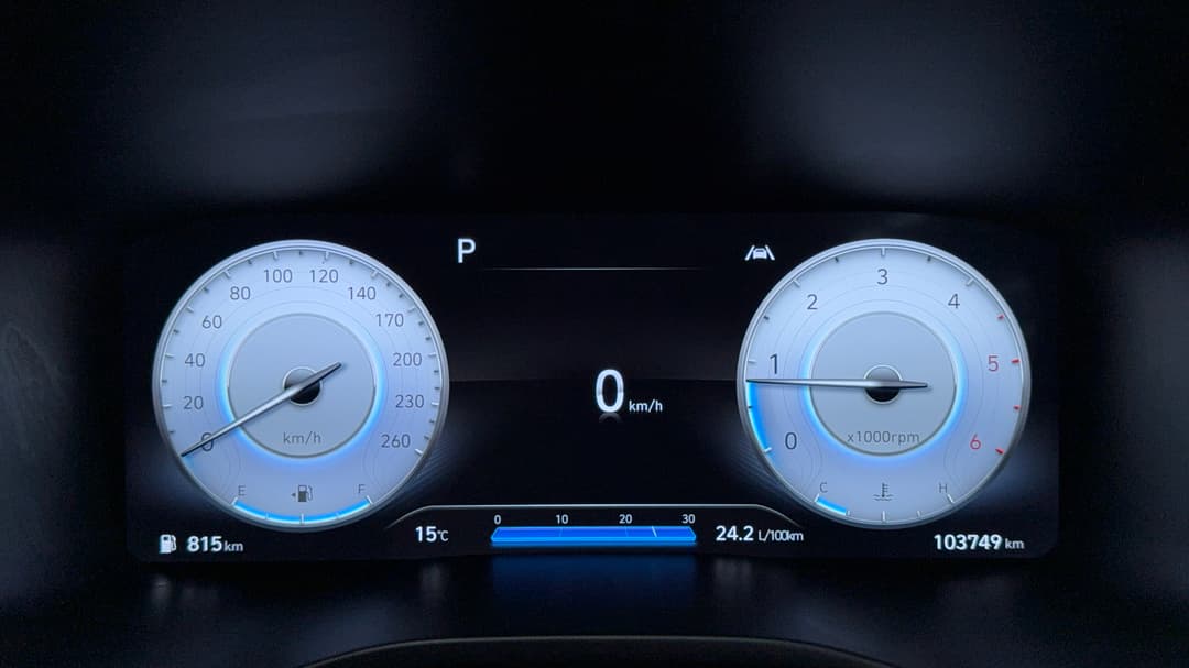 2022 Hyundai Santa Fe Elite Crdi (AWD), Automatic, 103749 km, Odometer View