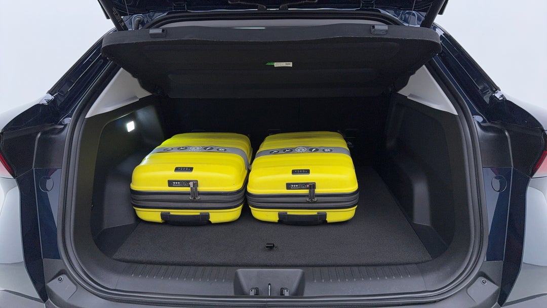 Boot Inside View with Luggage