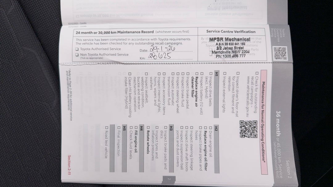 2024 Toyota Corolla Ascent Sport Hybrid, Automatic, 28633 km, Service History