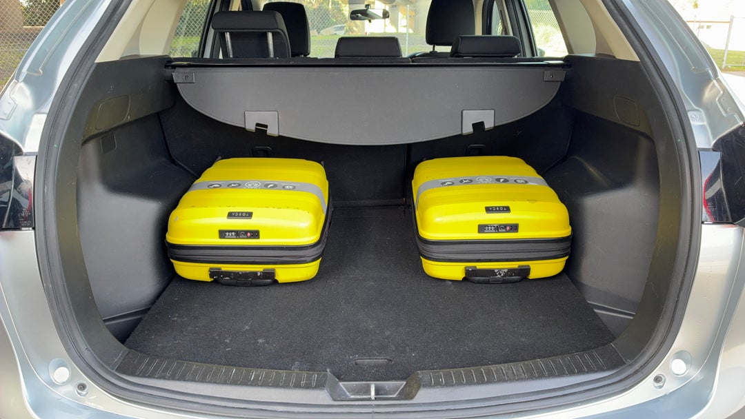 Boot Inside View with Luggage