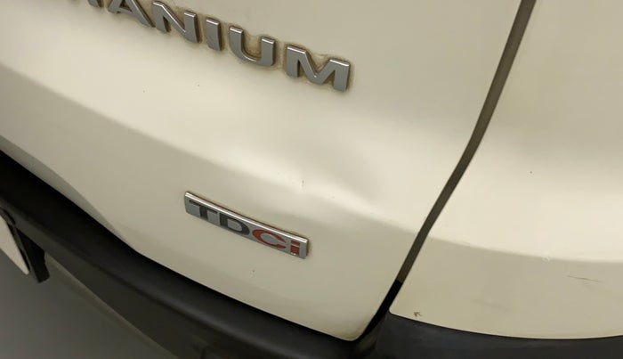2018 Ford Ecosport TITANIUM 1.5L DIESEL, Diesel, Manual, 51,783 km, Dicky (Boot door) - Slightly dented