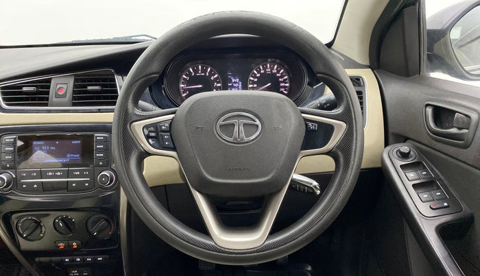 2014 Tata Zest XMS RT, Petrol, Manual, 74,916 km, Steering Wheel Close Up