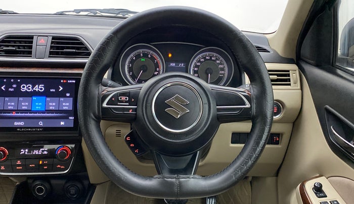 2017 Maruti Dzire ZXI Plus AMT, Petrol, Automatic, 93,533 km, Steering Wheel Close Up