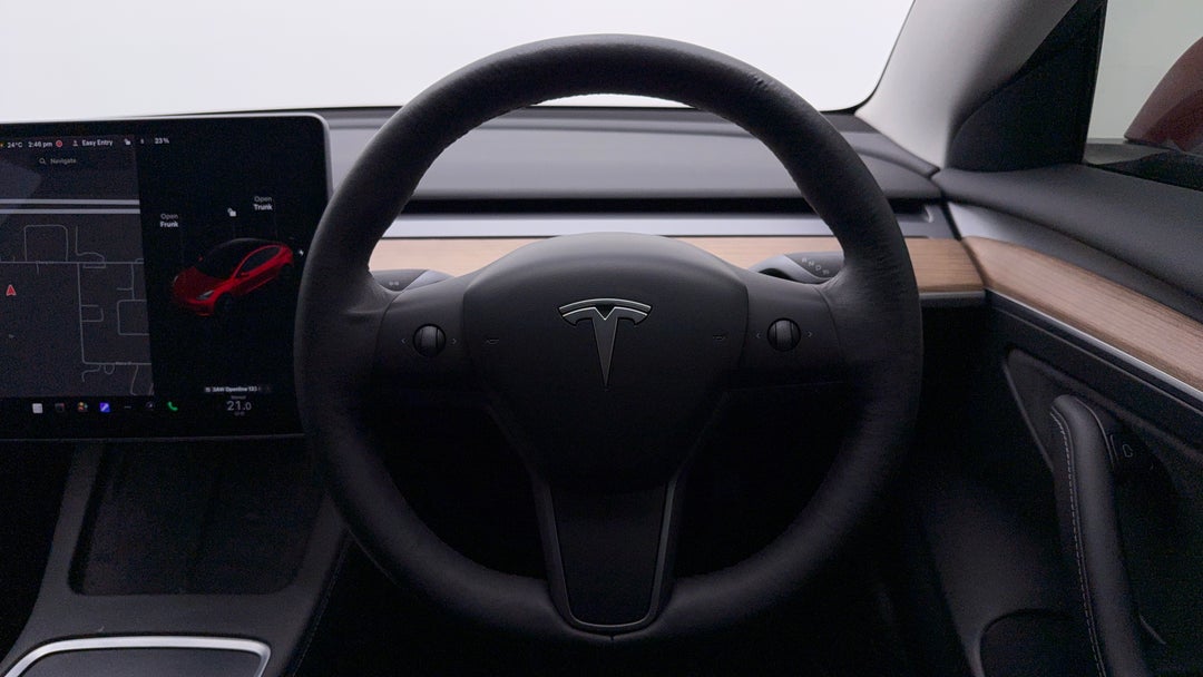 2021 Tesla Model 3 Standard Range Plus RWD, Automatic, 45634 km, Steering Wheel Close-up
