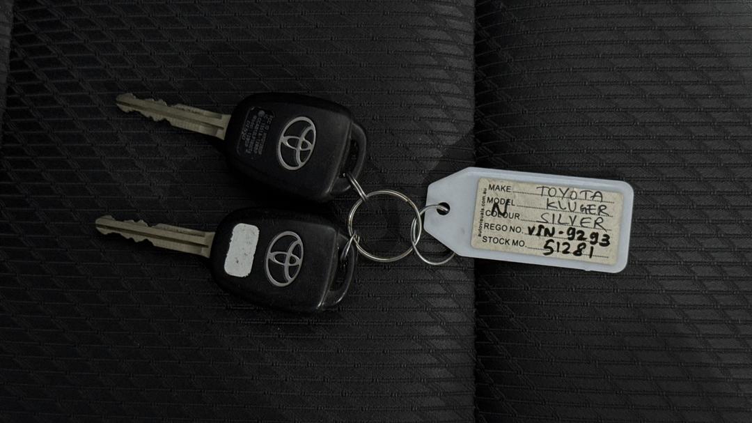 2018 Toyota Kluger Gx (4x2), Automatic, 76982 km, Key Close-up