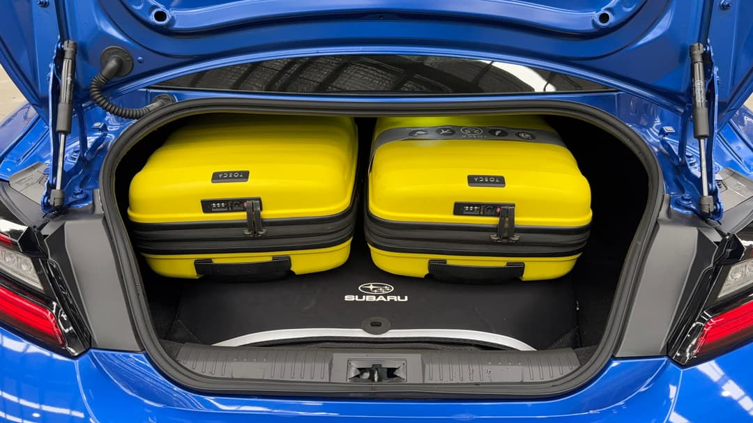 2025 Subaru Brz S, Automatic, 11951 km, Boot Inside View with Luggage