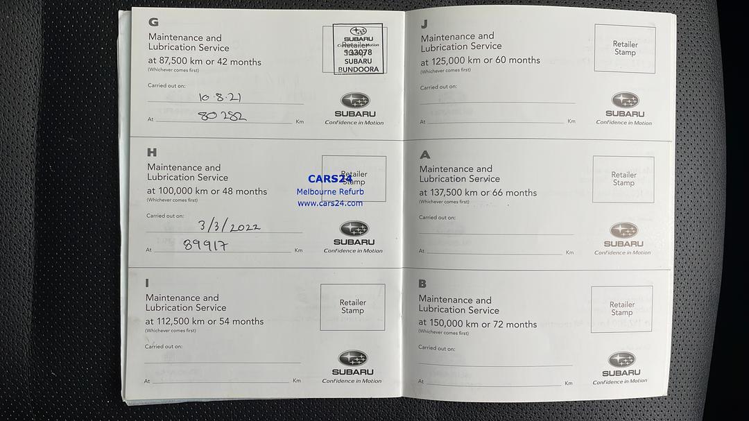 2017 Subaru Outback 2.0d Premium Awd, Automatic, 89933 km, Service History