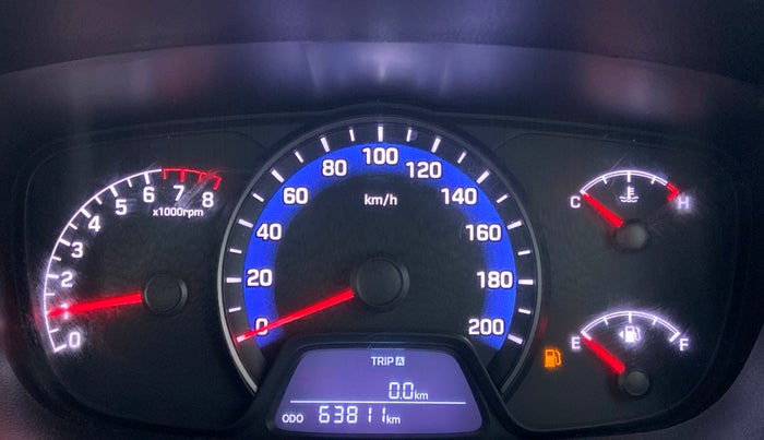 2014 Hyundai Xcent SX 1.2 OPT, Petrol, Manual, 63,875 km, Odometer Image