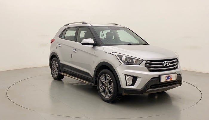 2018 Hyundai Creta SX PLUS AT 1.6 PETROL, Petrol, Automatic, 60,599 km, Right Front Diagonal