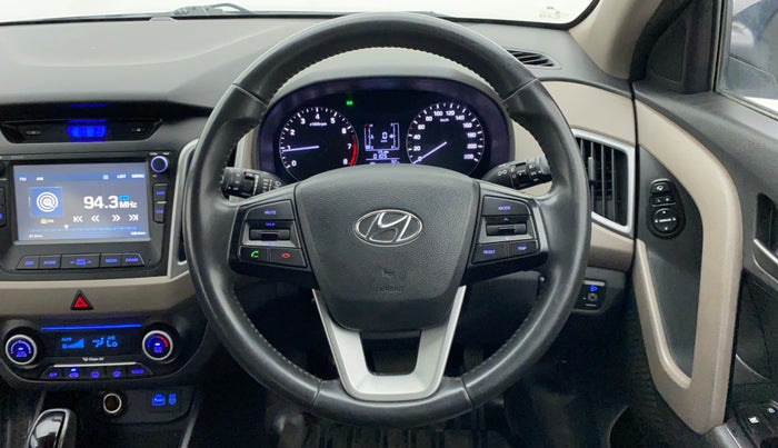 2018 Hyundai Creta SX PLUS AT 1.6 PETROL, Petrol, Automatic, 60,599 km, Steering Wheel Close Up