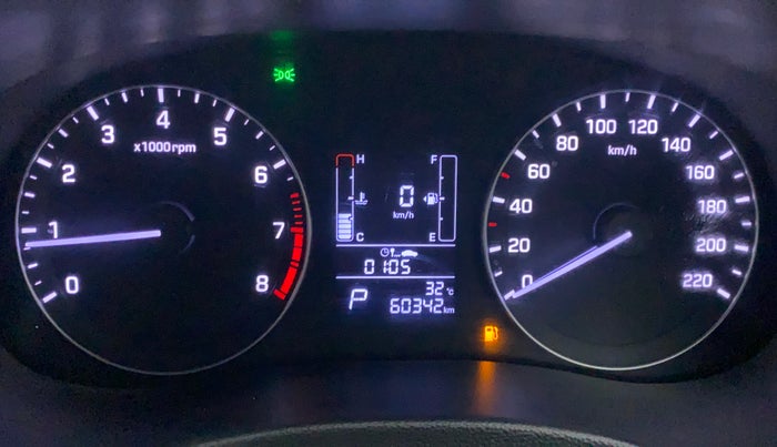 2018 Hyundai Creta SX PLUS AT 1.6 PETROL, Petrol, Automatic, 60,599 km, Odometer Image