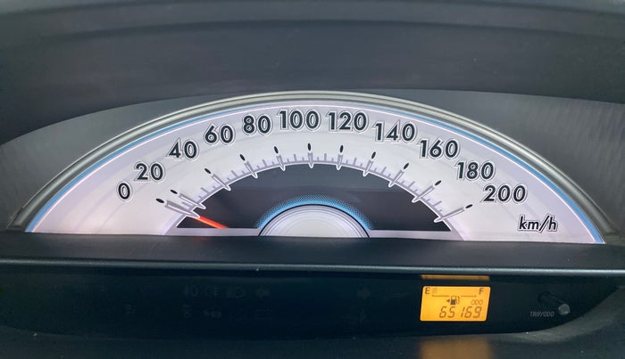 2011 Toyota Etios G, Petrol, Manual, 65,168 km, Odometer Image