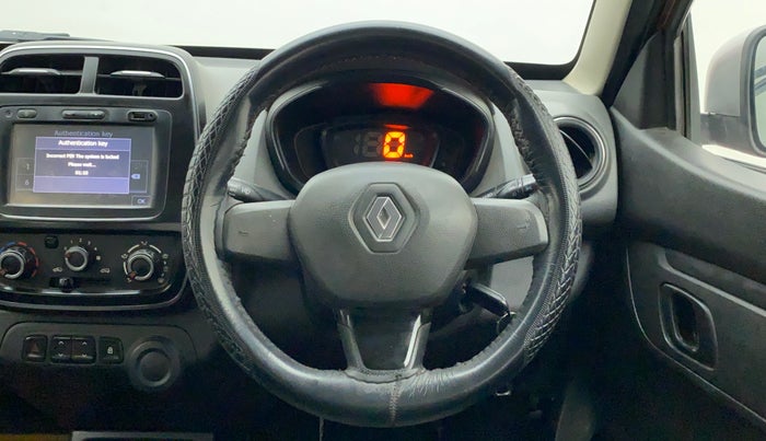 2017 Renault Kwid RXT 1.0, Petrol, Manual, 41,052 km, Steering Wheel Close Up