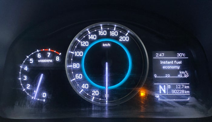 2017 Maruti IGNIS ZETA 1.2 K12 AMT, Petrol, Automatic, 90,264 km, Odometer Image