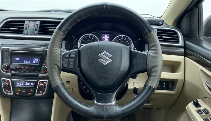 2015 Maruti Ciaz VXI PLUS, Petrol, Manual, 13,174 km, Steering Wheel Close Up