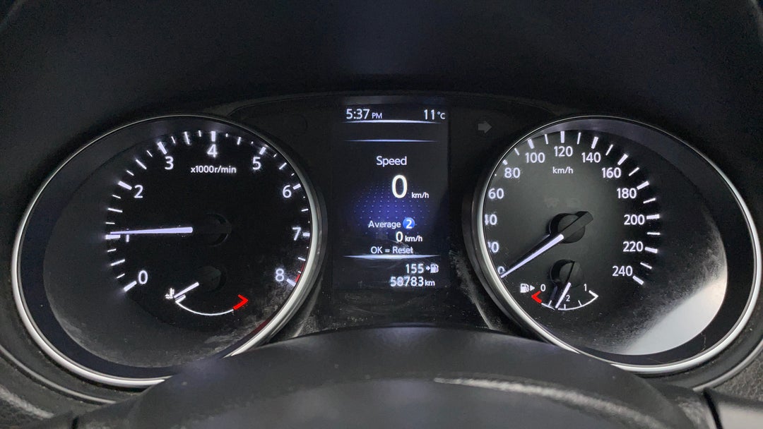 2019 Nissan Qashqai St, Manual, 58783 km, Odometer View