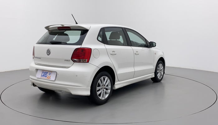 2013 Volkswagen Polo HIGHLINE1.2L, Petrol, Manual, 73,659 km, Right Back Diagonal