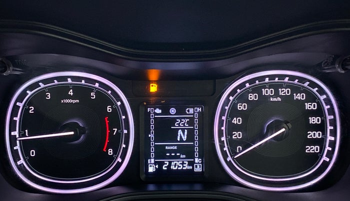 2020 Maruti Vitara Brezza ZXI+ AT SHVS DUAL TONE, Petrol, Automatic, 21,084 km, Odometer Image