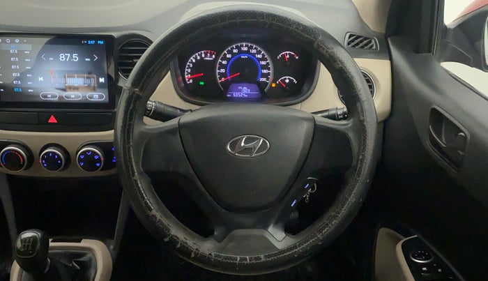 2017 Hyundai Grand i10 MAGNA 1.2 KAPPA VTVT, Petrol, Manual, 50,524 km, Steering Wheel Close Up