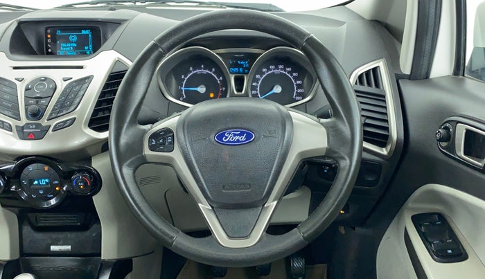 2015 Ford Ecosport TITANIUM 1.5L PETROL, CNG, Manual, 42,516 km, Steering Wheel Close Up