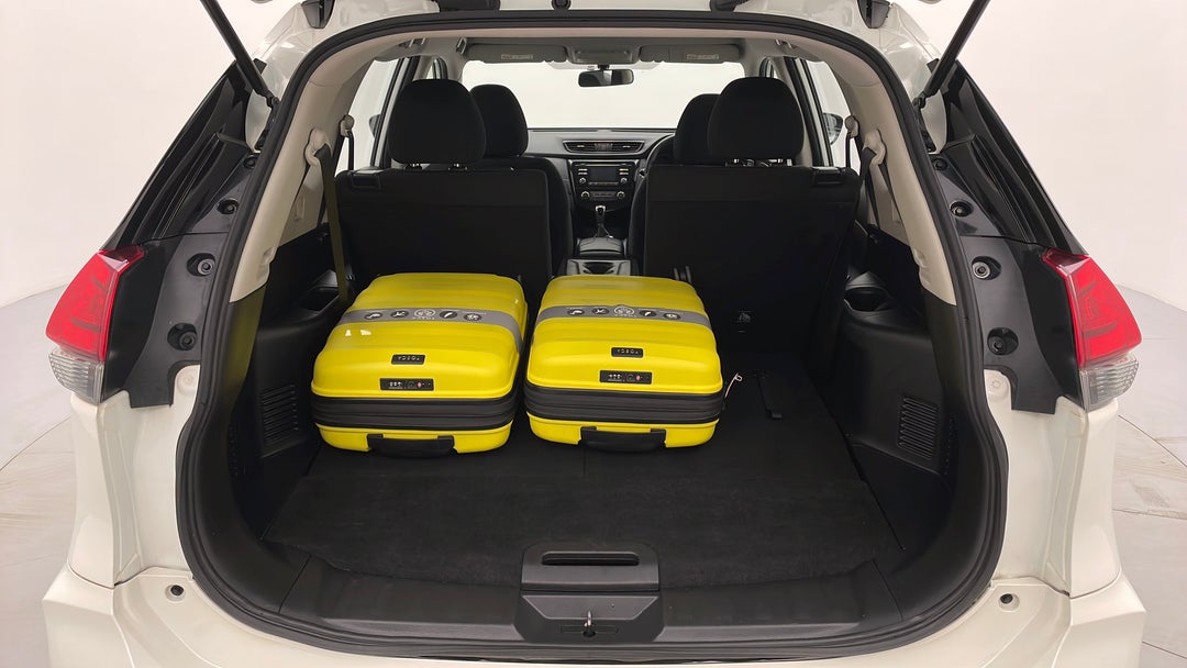 Boot Inside View with Luggage