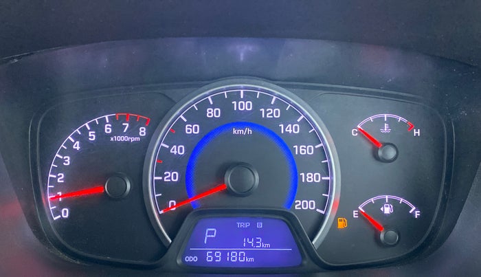 2015 Hyundai Grand i10 ASTA AT 1.2 KAPPA VTVT, Petrol, Automatic, 69,180 km, Odometer Image
