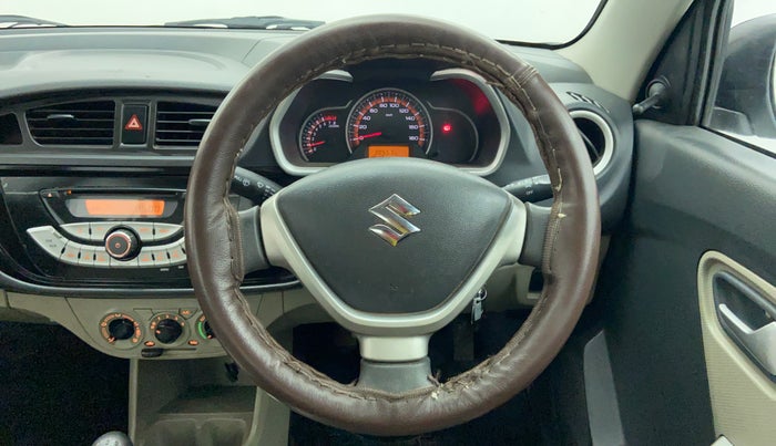 2015 Maruti Alto K10 VXI P, Petrol, Manual, 30,557 km, Steering Wheel Close-up