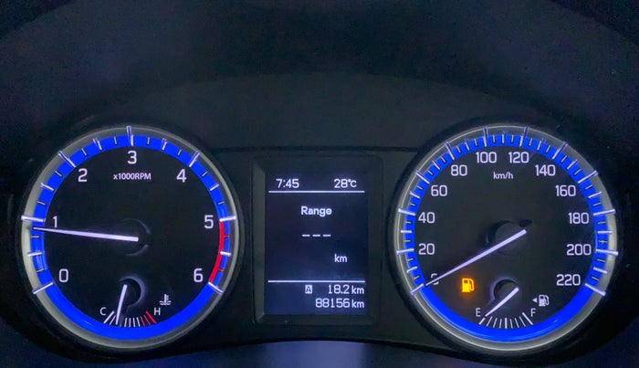 2017 Maruti S Cross ZETA 1.3, Diesel, Manual, 88,196 km, Odometer Image