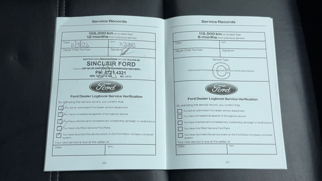2021 Ford Everest Trend (4WD), Automatic, 123395 km, Service History