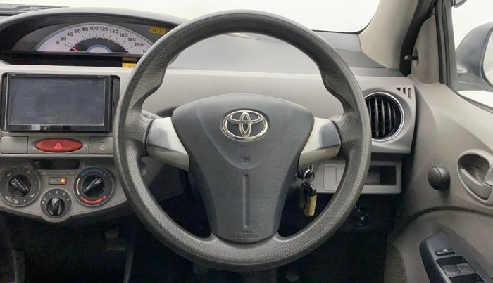 2011 Toyota Etios G, Petrol, Manual, 65,261 km, Steering Wheel Close Up