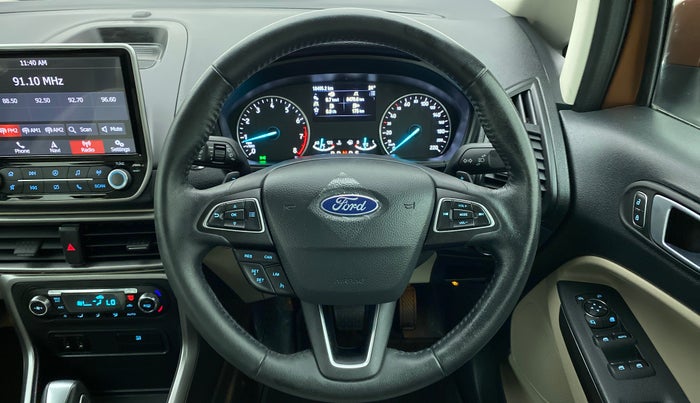 2020 Ford Ecosport 1.5 TITANIUM PLUS TI VCT AT, Petrol, Automatic, 18,704 km, Steering Wheel Close Up