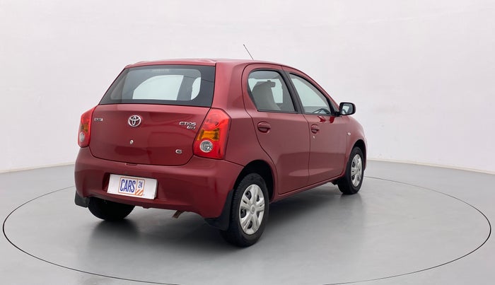 2012 Toyota Etios Liva G, Petrol, Manual, 85,065 km, Right Back Diagonal