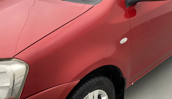 2012 Toyota Etios Liva G, Petrol, Manual, 85,065 km, Left fender - Slightly dented