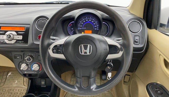 2015 Honda Brio 1.2 S MT I VTEC, Petrol, Manual, 57,354 km, Steering Wheel Close Up