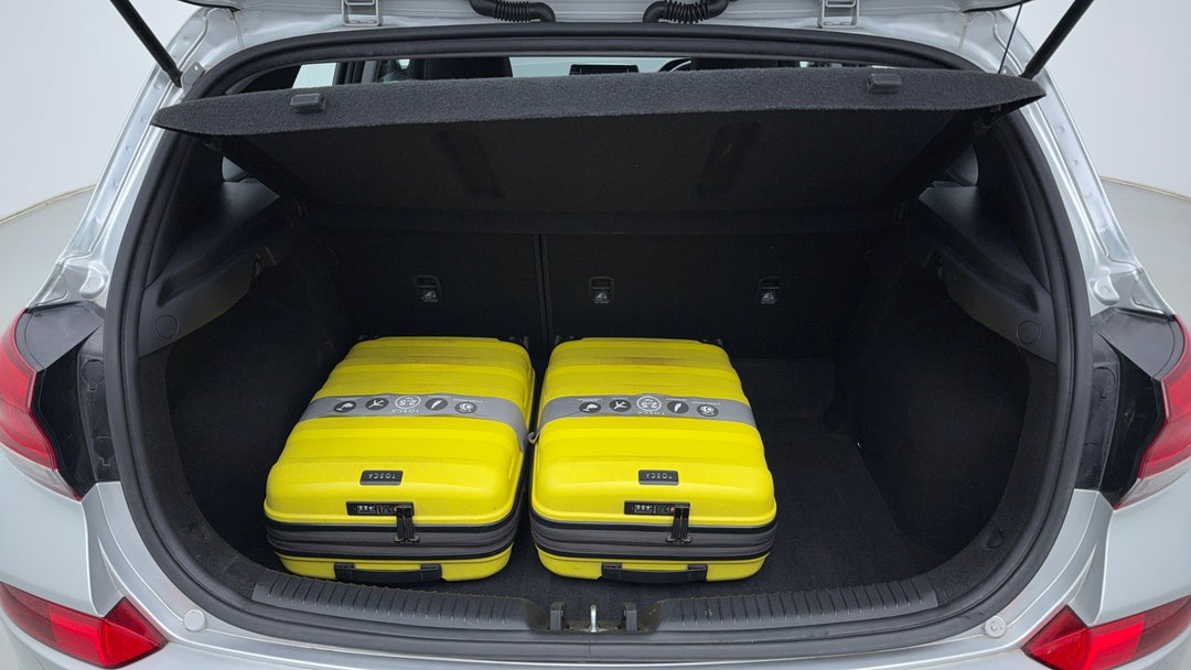 Boot Inside View with Luggage