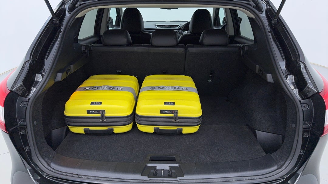 Boot Inside View with Luggage