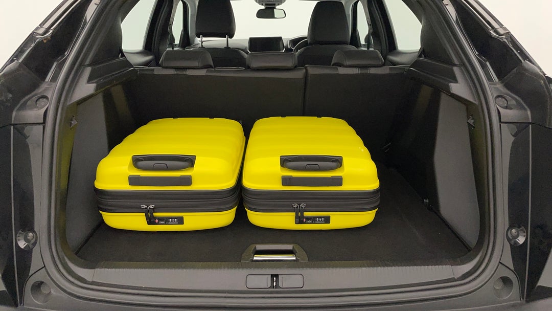 Boot Inside View with Luggage