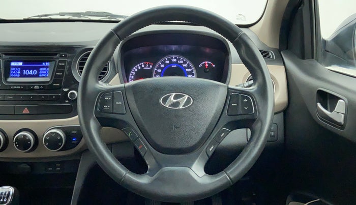 2016 Hyundai Grand i10 ASTA 1.2 KAPPA VTVT, Petrol, Manual, 45,606 km, Steering Wheel Close Up