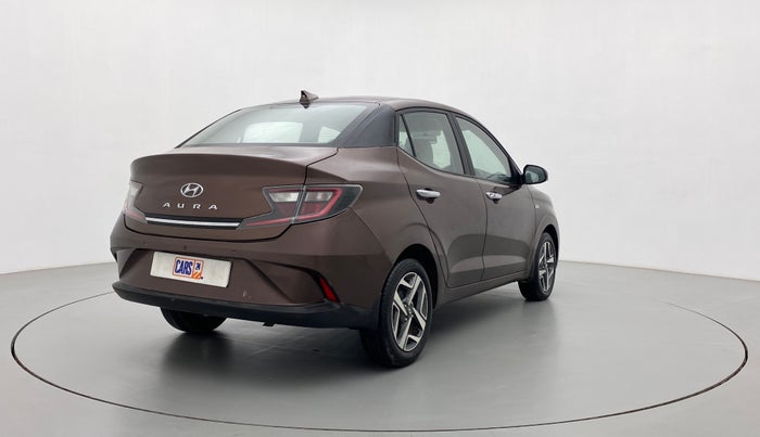 2020 Hyundai AURA SX PLUS 1.2 AMT CRDI, Diesel, Automatic, 36,857 km, Right Back Diagonal