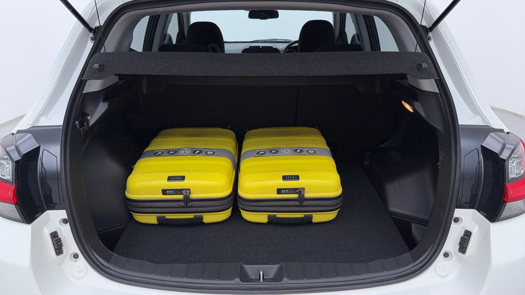 Boot Inside View with Luggage