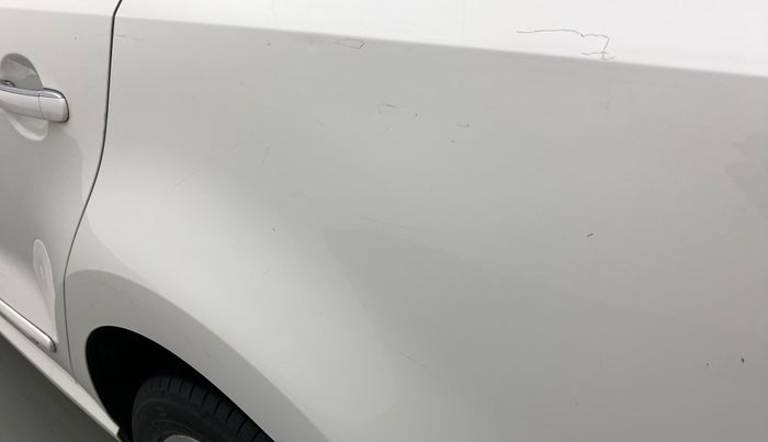 2017 Volkswagen Ameo HIGHLINE1.2L PLUS 16 ALLOY, Petrol, Manual, 33,204 km, Left quarter panel - Minor scratches