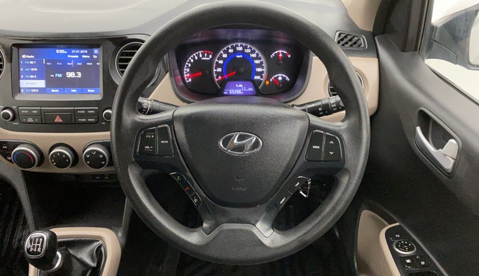 2017 Hyundai Grand i10 Sportz(O) 1.2 MT, Petrol, Manual, 65,310 km, Steering Wheel Close Up