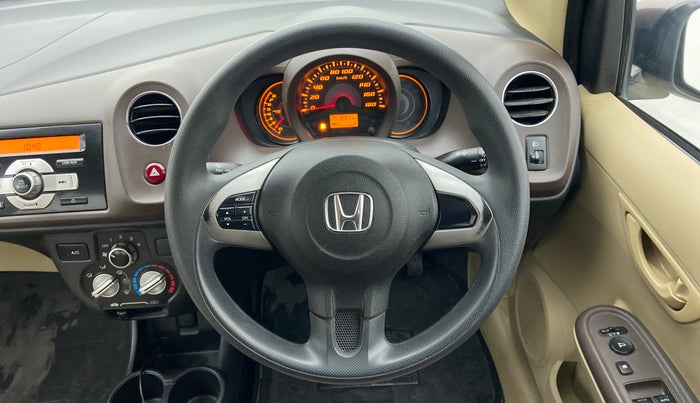 2014 Honda Amaze 1.2 SMT I VTEC, Petrol, Manual, 57,940 km, Steering Wheel Close Up