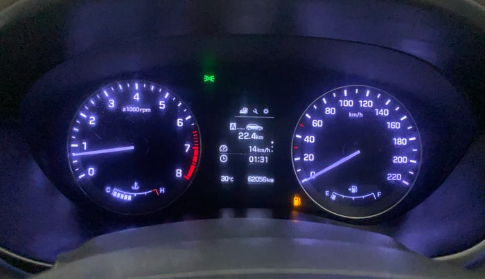2016 Hyundai Elite i20 ASTA 1.2, Petrol, Manual, 62,056 km, Odometer Image